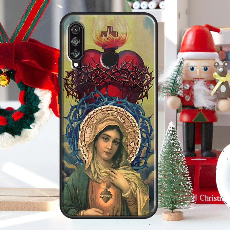Дева Гваделупская Дева Мария Для Huawei Honor 50 X9 X8 X7 Magic4 Pro P50 P20 P40 P30 Lite P Smart Z 2021 Nova 5T Чехол