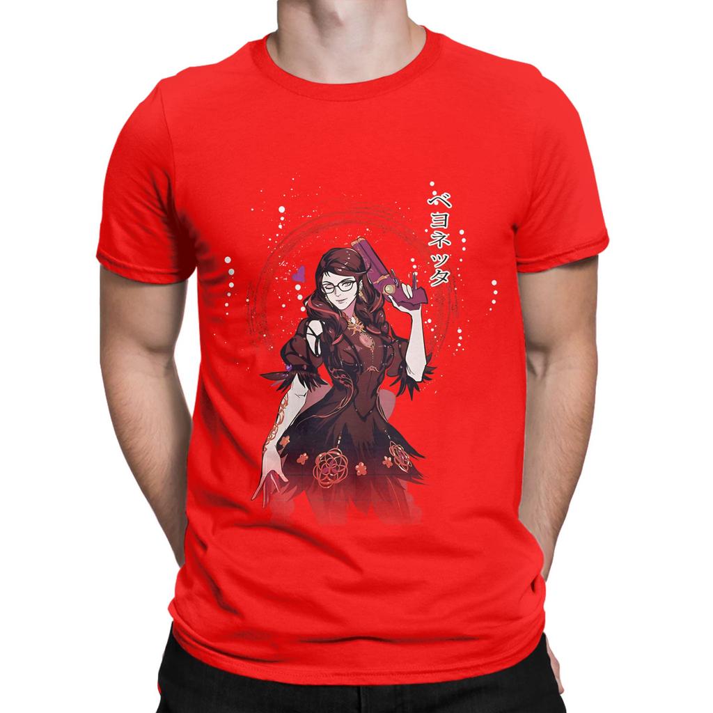 Новинка 100% Хлопковая Футболка Bayonetta и Cereza Игровые Топы Bayonetta Футболки Для Унисекса