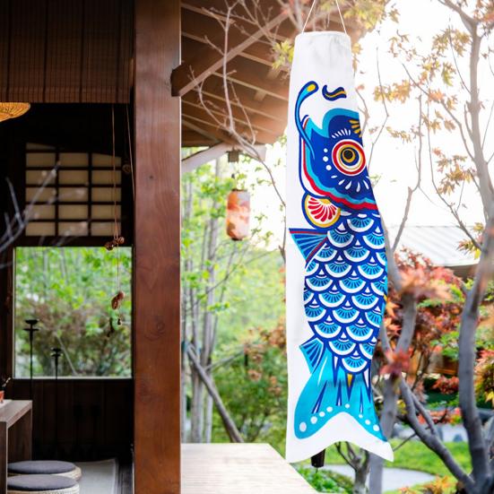 Рыболовный ветроуказатель, японский карповый вымпел, флаг, ветроуказатель Koinobori, наружный подвесной баннер, украшение для садовой террасы