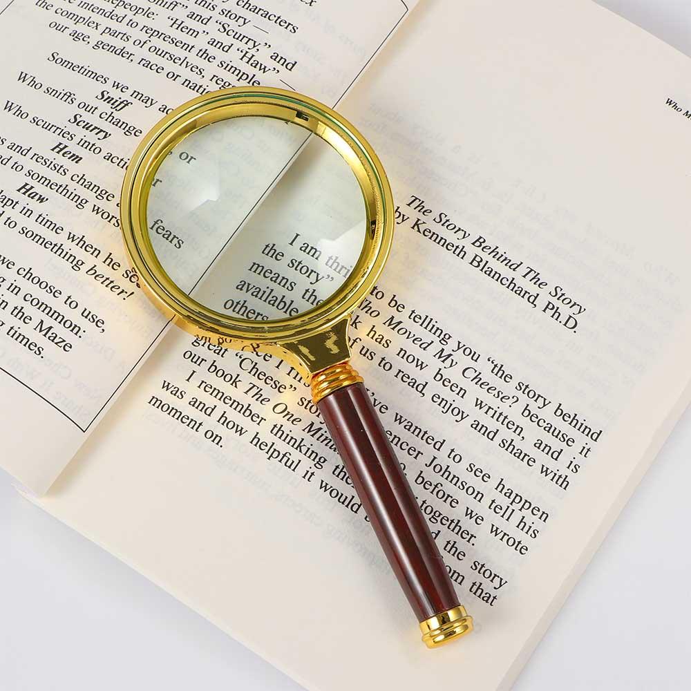 Useful 10X Jewelry Science Tool Handheld Loupe Reading Newspaper Magnifier Loupe Magnifying Glass