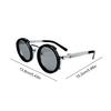 Polarized Fishing Sunglasses ND2-400 Adjustable Dimming Vintage Punk Sunglasses with Round Lens Fishing Glasses Unisex with Case