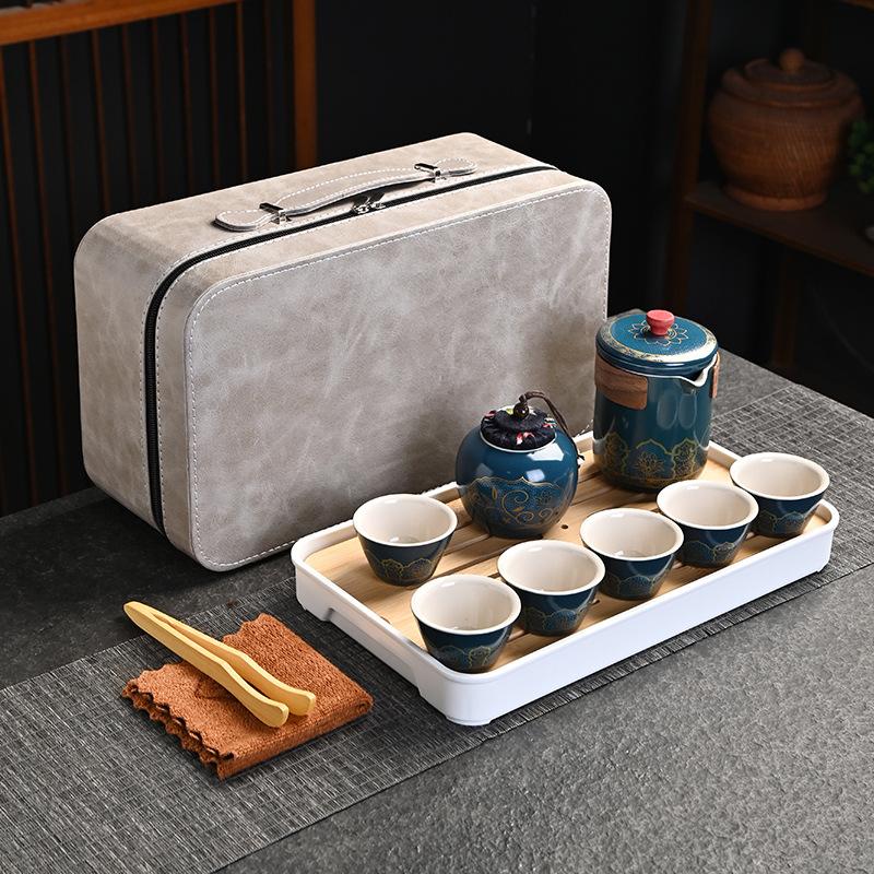 Gift box, Guyun tea set, complete set, full set of outdoor travel tea set gifts, souvenirs