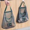 Portable PVC Mesh Storage Bag Reusable Fruit and Vegetable Storage Bag Kitchen Accessories Washable Handbag