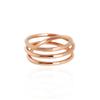 Mezmic Art Triple 14K Gold Ring