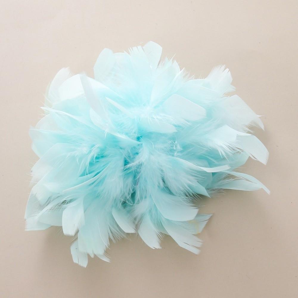 Faux Feather Fabric Corsage Large Lapel Pin Chic 16cm Flower Brooch Mother's Day
