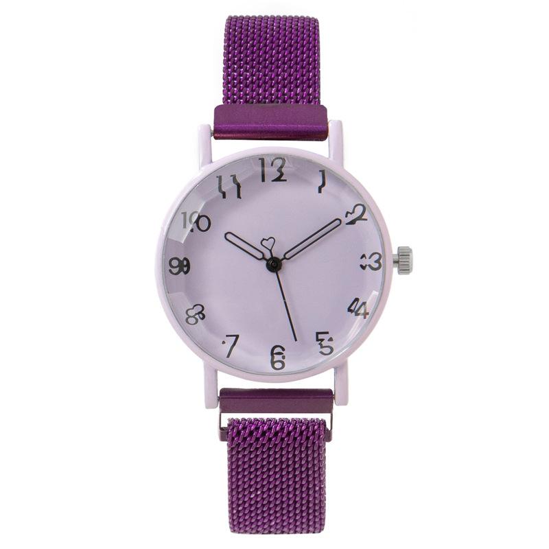 Цифровые студенческие женские часы женские часы с магнитным ремешком кварцевые часы