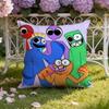 Аниме R-Rainbow F-Friends мультфильм Наволочка для дома и автомобиля Двухсторонний чехол на подушку: Двусторонняя конструкция для максимального комфорта