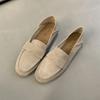 Лоферы слипоны для мамы, ленивые французские балетки, кожаная повседневная обувь для беременных, обувь для вождения, осенние оксфорды, обувь Thomas, zapatos mujer