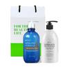 Pogonia Moringa Body Wash and Cure Intensive Body Balm Lotion Gift Set