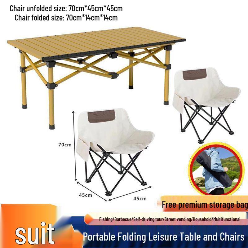 Портативное металлическое складное кресло-луна со спинкой для кемпинга и пикников на открытом воздухе