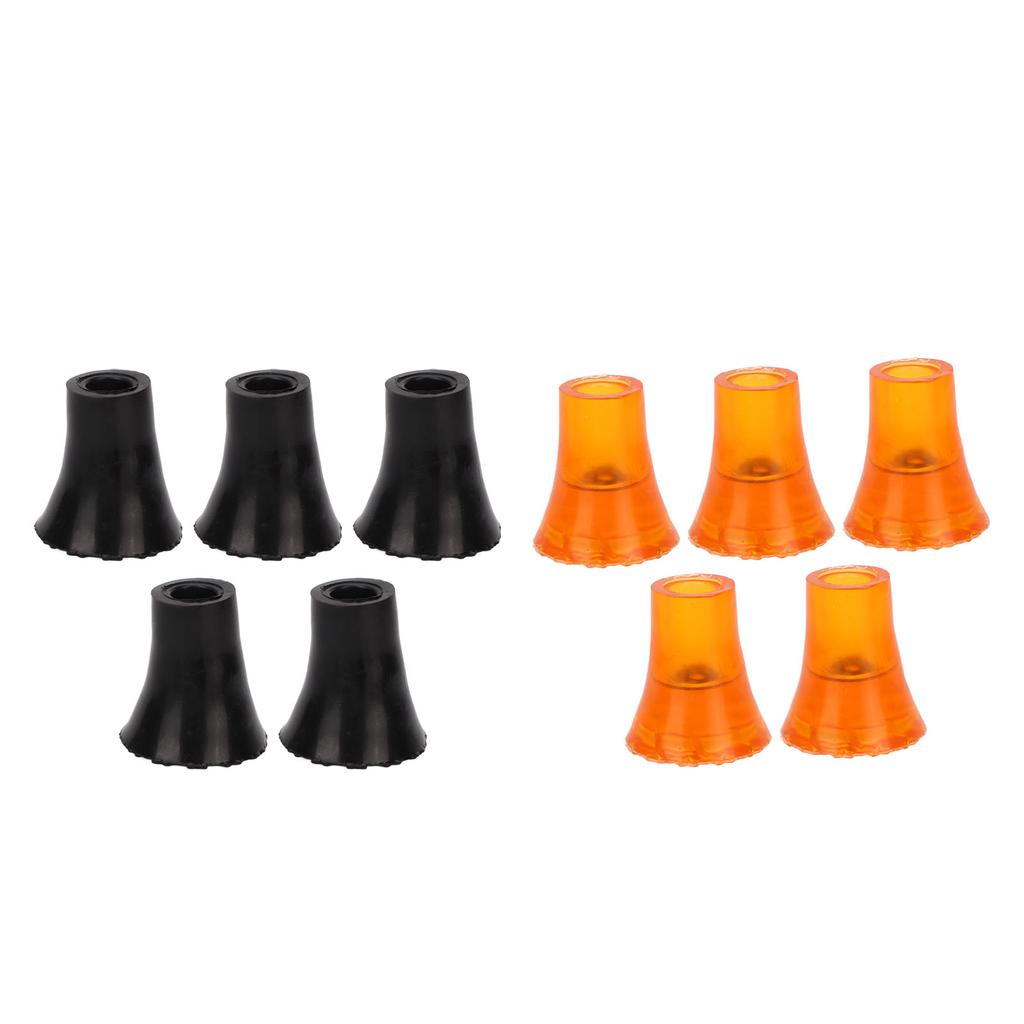 5pcs 19mm Crutch Tips Prevent Slipping Soft Thicken Rubber Walking Canes Replacement Tips