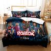 Трехпредметный домашний текстиль Четырехпредметный набор, Мультяшное постельное белье с цифровой печатью Roblox My World