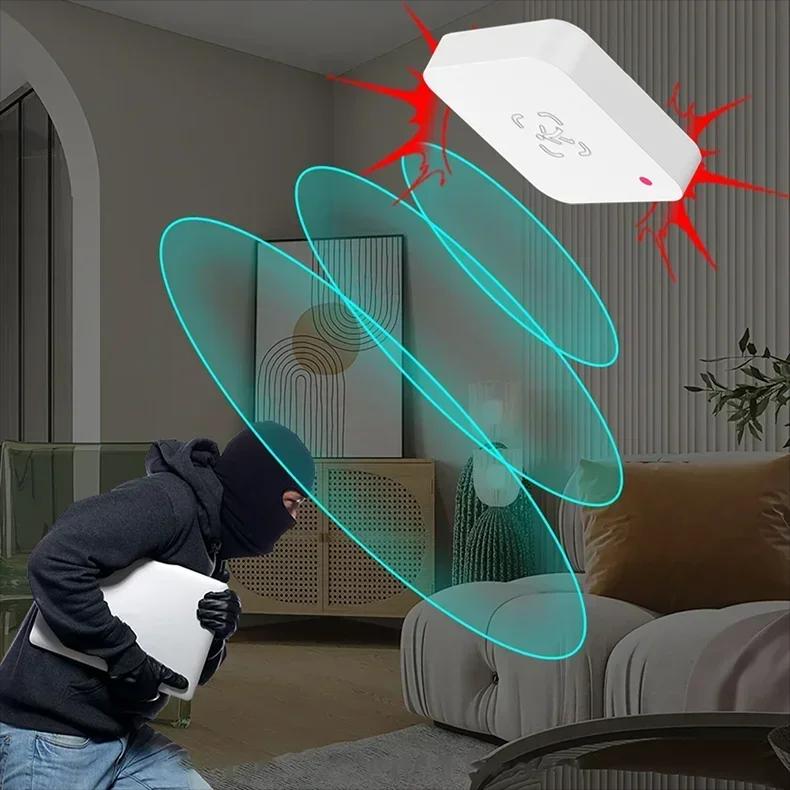 SZMYQ Smart Home Wall Mount Motion Detector Smart Life 6M Detect Range Zigbee PIR Radar Human Presence Sensor Wave Sensor