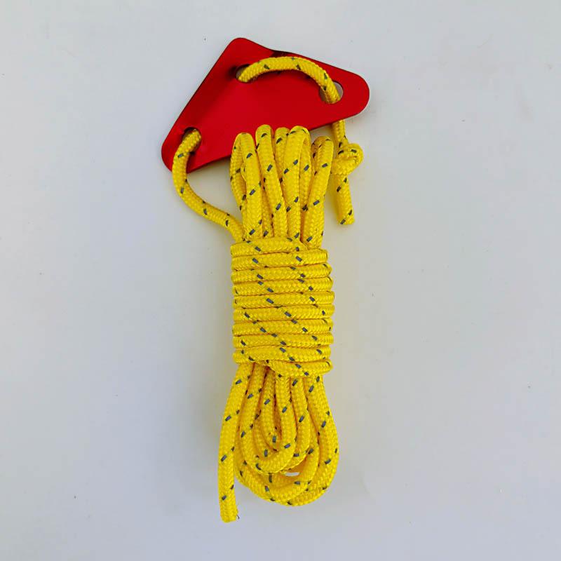 5 мм светоотражающий ветрозащитный трос для кемпинговой палатки с треугольной пряжкой, длина 4 м