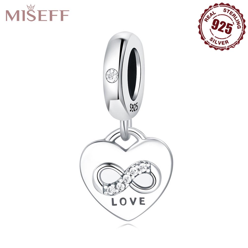 Sterling Silver S925 Heart Tree of Life Planet Pendant Charm for DIY Bracelets