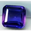 A++ Natural Purple Square Cut Tanzanite 7 Ct CERTIFIED Loose Gemstone