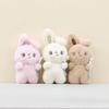 Plush Pendant Rabbit Cartoon Flower Rabbit Bag Hanging Decoration Keychain
