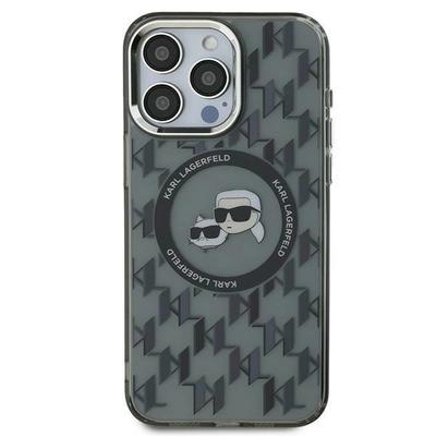 Karl Lagerfeld Klhmp15Mhmckmhk iPhone 15Plus 6.7 Черный/Black Iml Монограмма Голова Karl & Choupette Magsafe