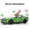 1:22 Challenger SRT Hellcat Demon Eyes Модель автомобиля Игрушка Сплав Литье под давлением Оттяни назад Суперкар Свет Звук Модели транспортных средств Подарки для детей