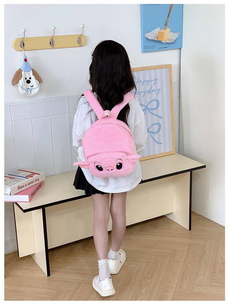 Cute Cartoon Doll Plush Backpack for Girls