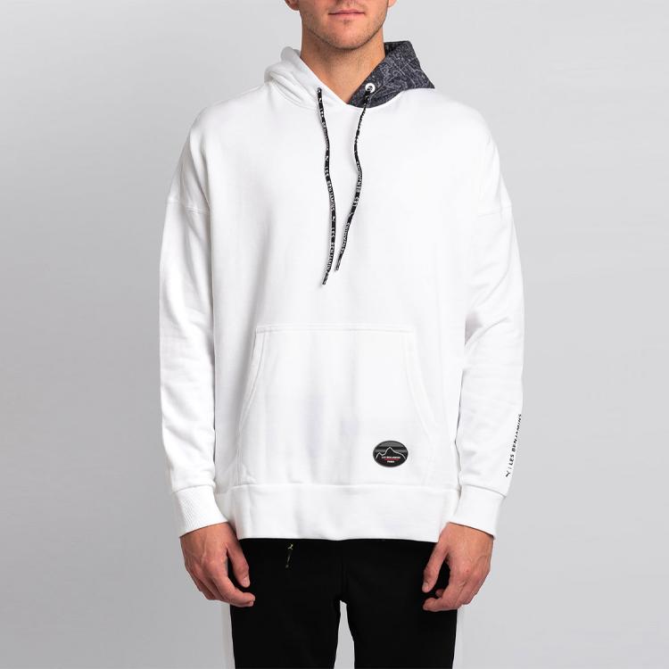 Puma X Les Benjamins Hooded Long Sleeve Sweatshirt Men Tops White 595470-02