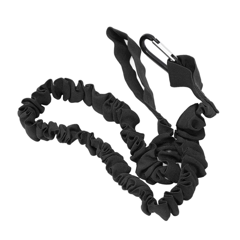 Страховочный шнур для весла каяка Эластичный Легкий Нейлоновый Спиральный Ремешок для Весла для Каноэ Лодки Серф-доски Удочки Черный