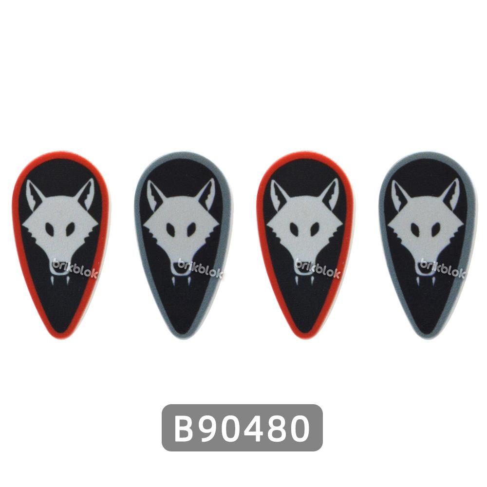 MOC Classic Castle Printed Building Block Toy Kite Shields Flag Mat European Medieval Age Castle Series for Figures