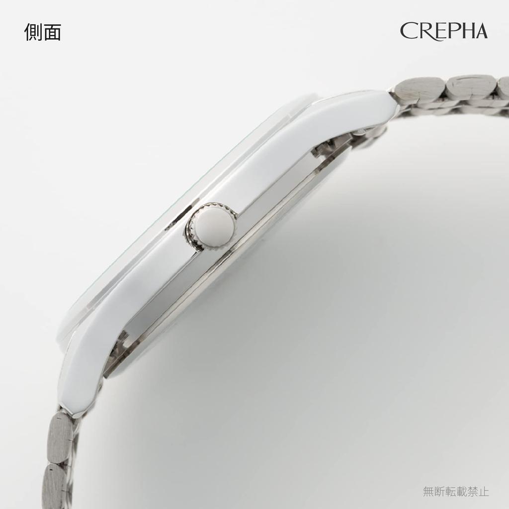 [Clefer] Analog Men's Watch Waterproof Metal Band Silver TE-AM148-WTS