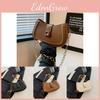 Fashionable Crescent Shoulder Bag Trendy Street Style Pu Leather Medium Size