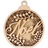 Relief Hanging Ornament - Splendid Christmas - Christmas - 5 Pieces - Wood - 3D Decoration