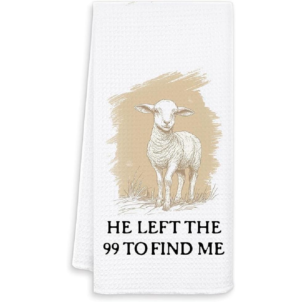 Hydrangea Christian Hand Towels for Bathroom, Blue and White Floral Kitchen Towels, Blue Hydrangea Dish Tea Towels for Kitchen, Christian Gift, 16x24