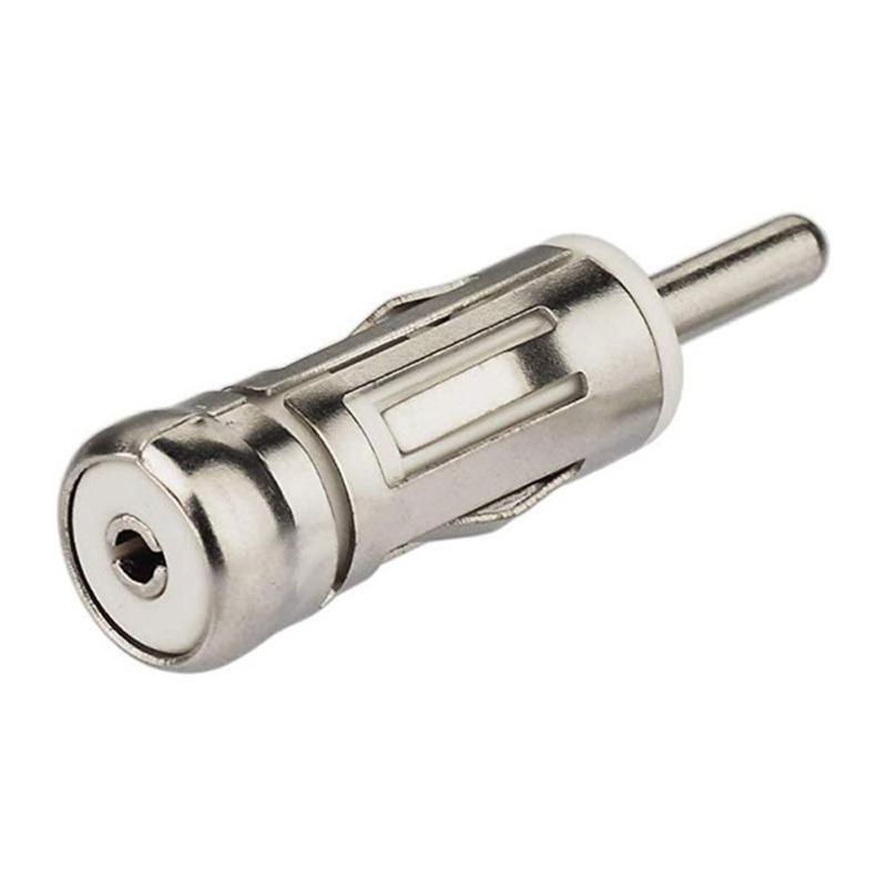 Antenna Adapter Universal Car Vehicle Aerial Antenna Mast Adapter Stereo Radio ISO To Din Metal Alloy Mast Adapter Connector
