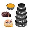 Removable Bottom Carbon Steel Cakes Molds Kitchen Accessories Non-Stick Metal Bake Mould Round Cake Pan Bakeware