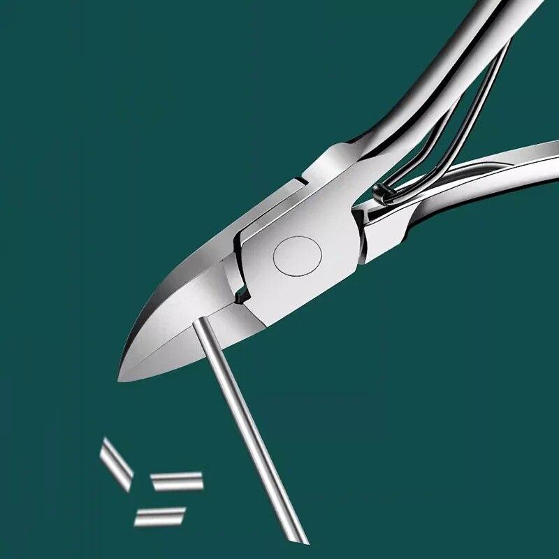 Кусачки для ногтей из нержавеющей стали, кусачки для пальцев, плоскогубцы для омертвевшей кожи, плоскогубцы для орлиного носа, профессиональные инструменты для ремонта ногтей, маникюрный набор