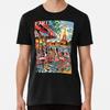 Vibrant Paris Caf with Eiffel Tower View  S To 5XL Made In the AU/USA T-Shirt