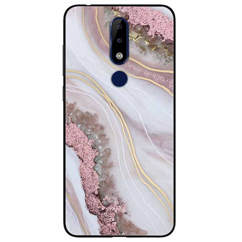 Для Nokia 5.1 Plus Чехол Мягкий Силикон Мультфильм Модный ТПУ Чехлы для Телефона для Nokia X5 Обложка 5.1Плюс Милый для NokiaX5 Защитный
