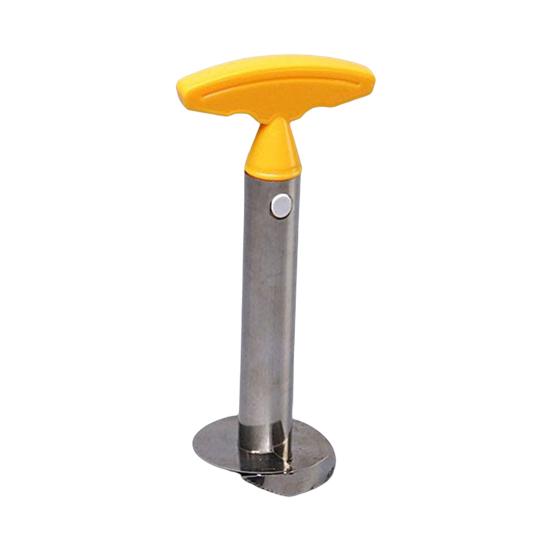 Practical Save Time Stainless Steel Manual Pineapple Corer Cutter Fruit Peeling Tool for Restaurant