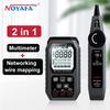 NOYAFA NF-8509 2 In 1 Network Cable Tester Multimeter Line Finder for POE Test NCV AC DC Cat5 Cat6 Voltmeter Ethernet Wire Tracker