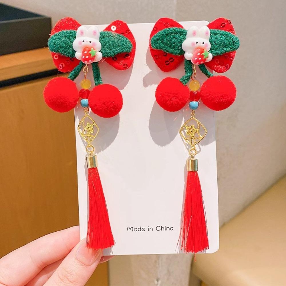 Hanfu Headwear Children's New Year Hairpin Tang Suit Ancient Style Hair Clips Kids