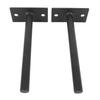 2pcs Wall Mounted Weight Plate Holder Wall Weight Storage Rack Alloy Steel Construction Diameter 1.0