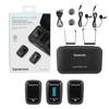 Saramonic Wireless Microphone System with Onboard Recording Transmitter X Receiver X 1 Black Lavalier Microphone Included 2.4G Function, 2, Set,