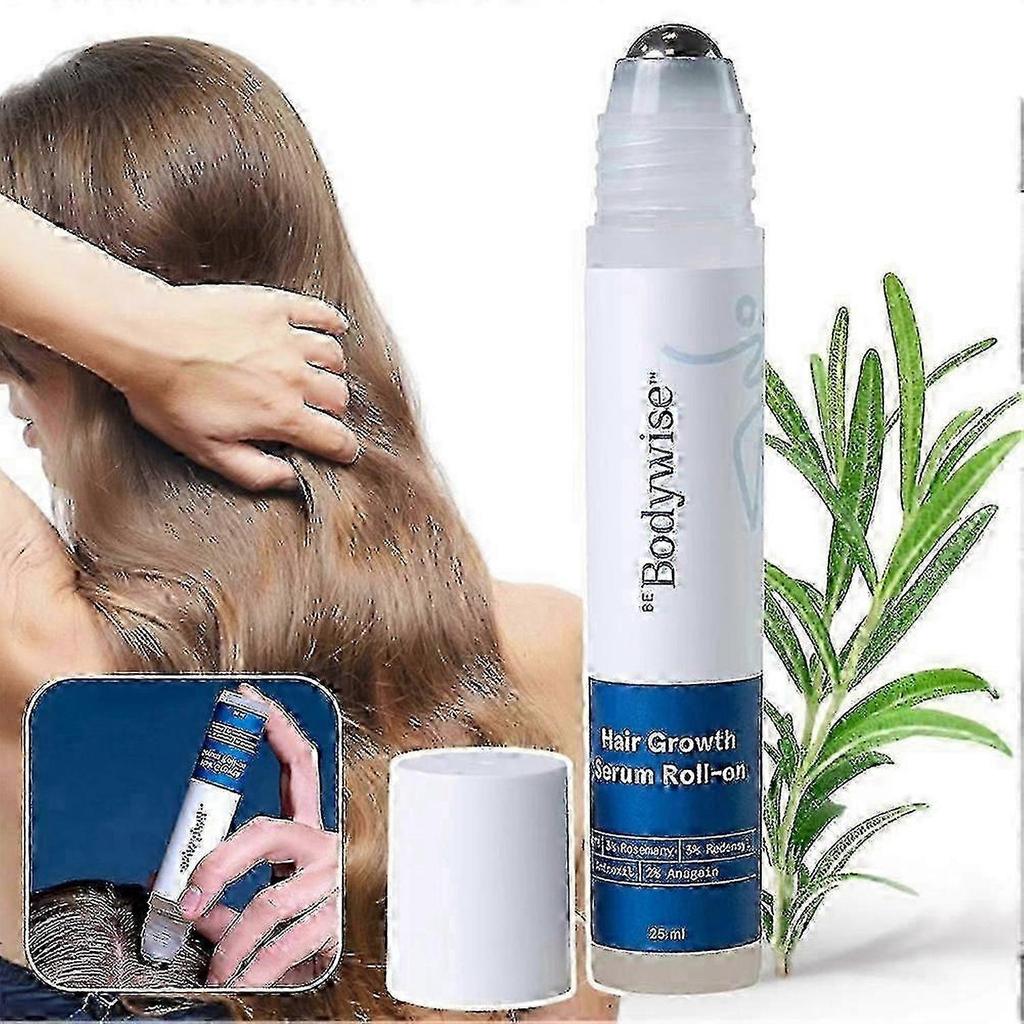 Be Bodywise Hair Growth Roller for Hair Loss: Scalp Treatments with Natural Ingredients for All Hair Types