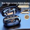 Новые беспроводные Bluetooth-наушники D2 с трехэкранным дисплеем и зарядным кейсом большой емкости