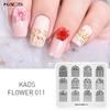 Flower 011 Flowers Grass Stripe Pattern Template Beauty Nail Art Tools DIY dESIGN Stamp Plate