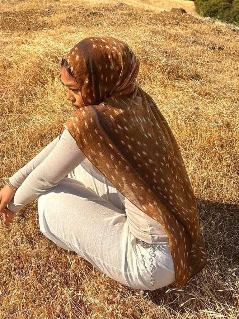 1 шт. Хиджаб с акварельным принтом Женский Богемный Мягкий Ислам Рамадан Мусульманские хиджабы Фуляр Женский Шаль Обертывание Шарф Головной платок