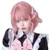 Harajuku-style, GAL-style, Heat-resistant Wig, Bob, Semi-long, Lolita-style, Cosplay, Party, Everyday Wear, Gradient (pink Blend) Wig
