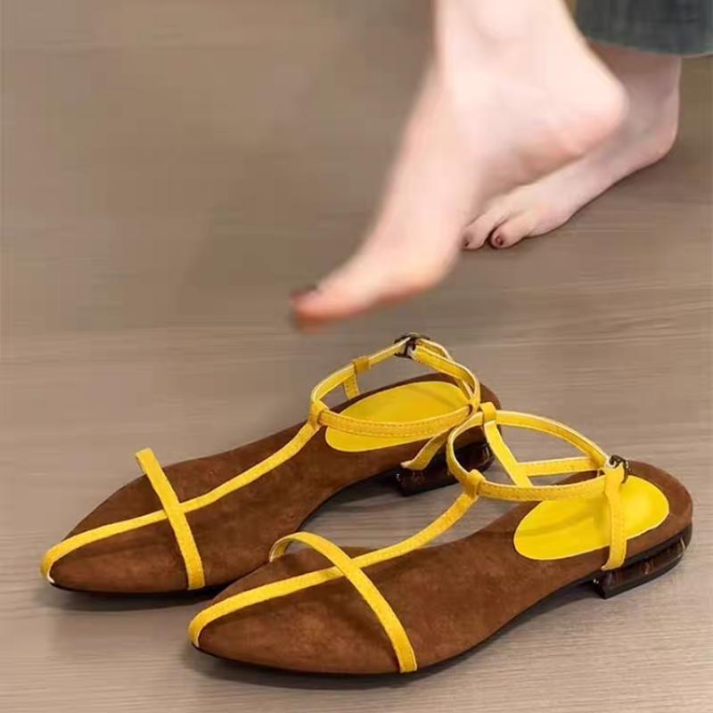 Модные летние новые римские сандалии 2025 женские простые банкетные свадебные женские сандалии ретро роскошные дизайнерские сандалии