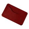 De Card Case Genuine Leather Made In Japan Thin Leather Slim Leather Stylish Adult Simple Thin W Red [Am Mas] Men's CC-044