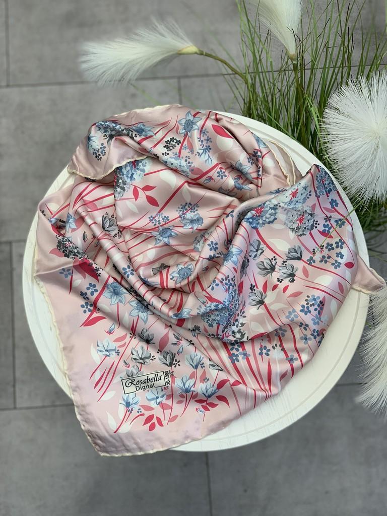 90*90cm Square Silk Scarf Women Shawls N Designer Print Chiffon Scarf Foulard Lady Neck Scarves Soft Big Bandana