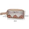 PVC Capybara Pencil Bag Kawaii Stationery Bag Desktop Organizer Cartoon Pen Bag  Student